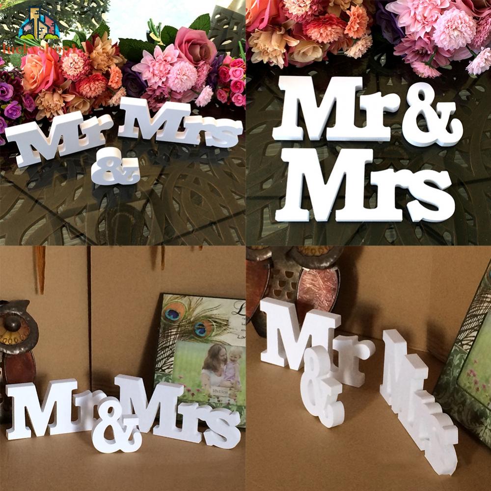 Logo Mr &amp; Mrs Trang Trí Bàn Tiệc Cưới