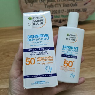 Kem chống nắng cho da nhạy cảm Garnier sensitive Expert 50+