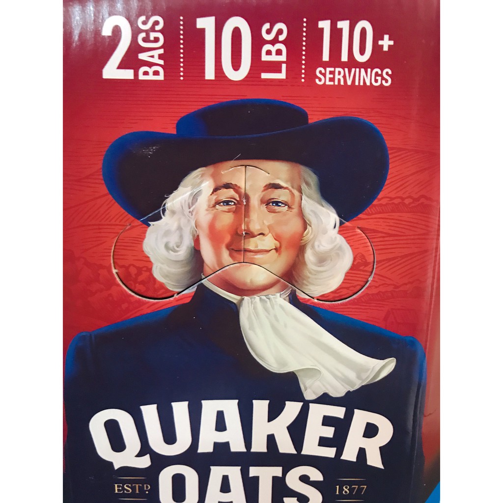 (Auth) Yến mạch QUAKER OATS Old Fashioned thùng nguyên seal 4.53kg date 5/2022 NHẬP KHẨU USA