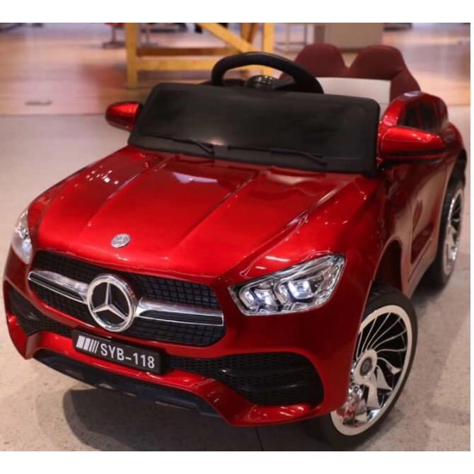Ô tô điện cho bé SYb 118.bản sươn tĩnh điện ghế da