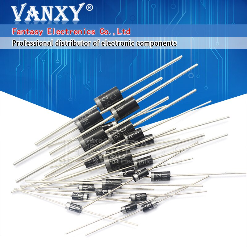 Diode Circuit 1N5408 1N5404 1N5401 1N5822 1N5818 Uf5408 Uf5402 6A10 10A10 Do-27 20pcs.