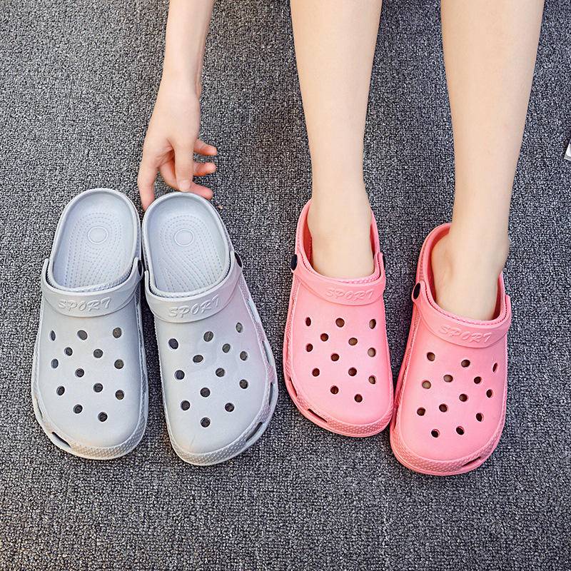 crocs sticker Dép Sandal Nữ Đế Bệt Mẫu Mới 2022shoes sticker Accessories Stickers Sandals Shoe Decoration