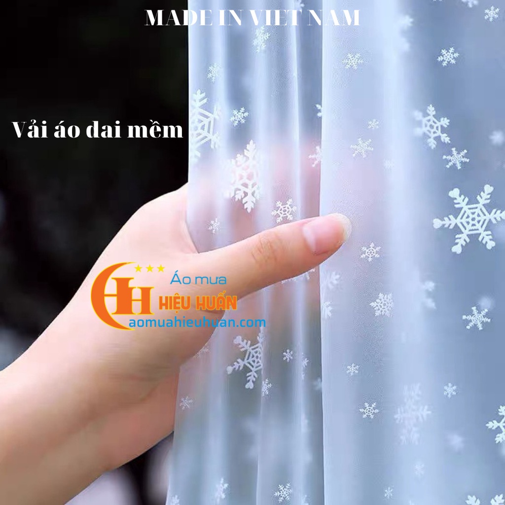Áo Mưa Choàng 360 độ Hàn Quốc Vải dẻo dai, Áo Mưa 1 Người Đi Xe Máy