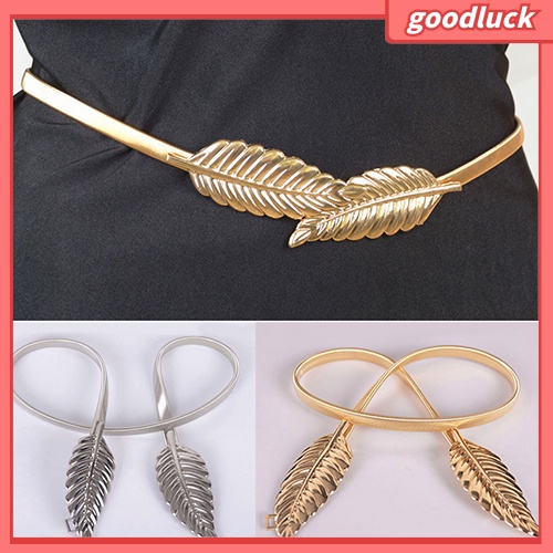 Thắt Lưng Nữ Hình Chiếc Lá Chất Liệu Kim Loại