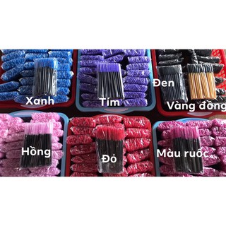 [sỉ] 10 chổi chải mi, cọ chải mi nối mi 50 cây/bịch
