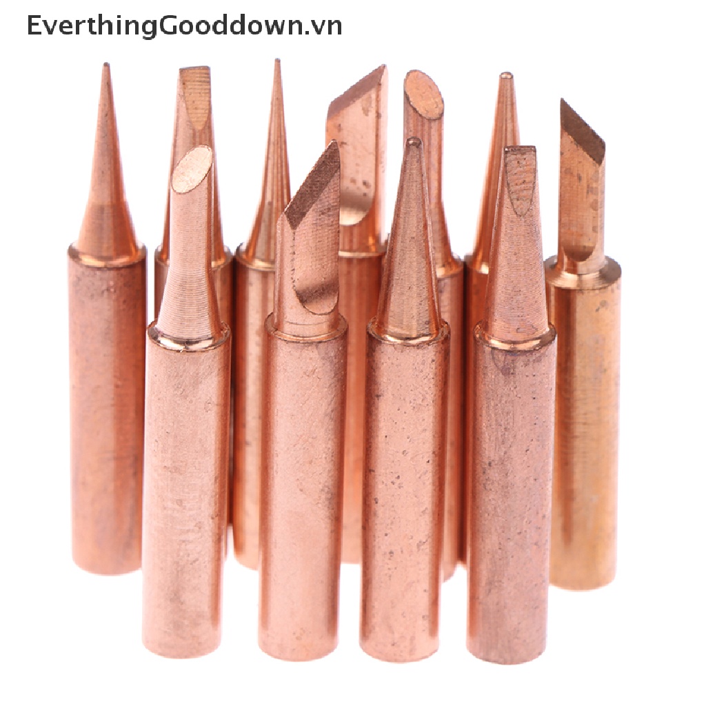 Bộ 5 / 6 Đầu Hàn 900M - T Bằng Đồng Nguyên Chất Không Chì .