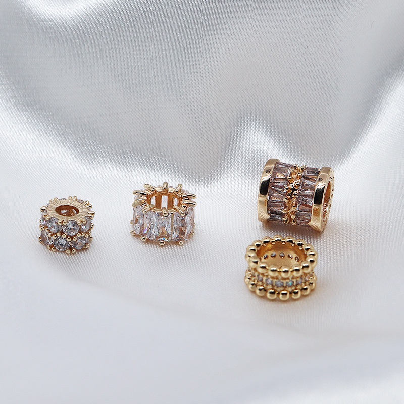 Hạt Đá Zircon Mạ Đồng 18k Dùng Làm Trang Sức diy