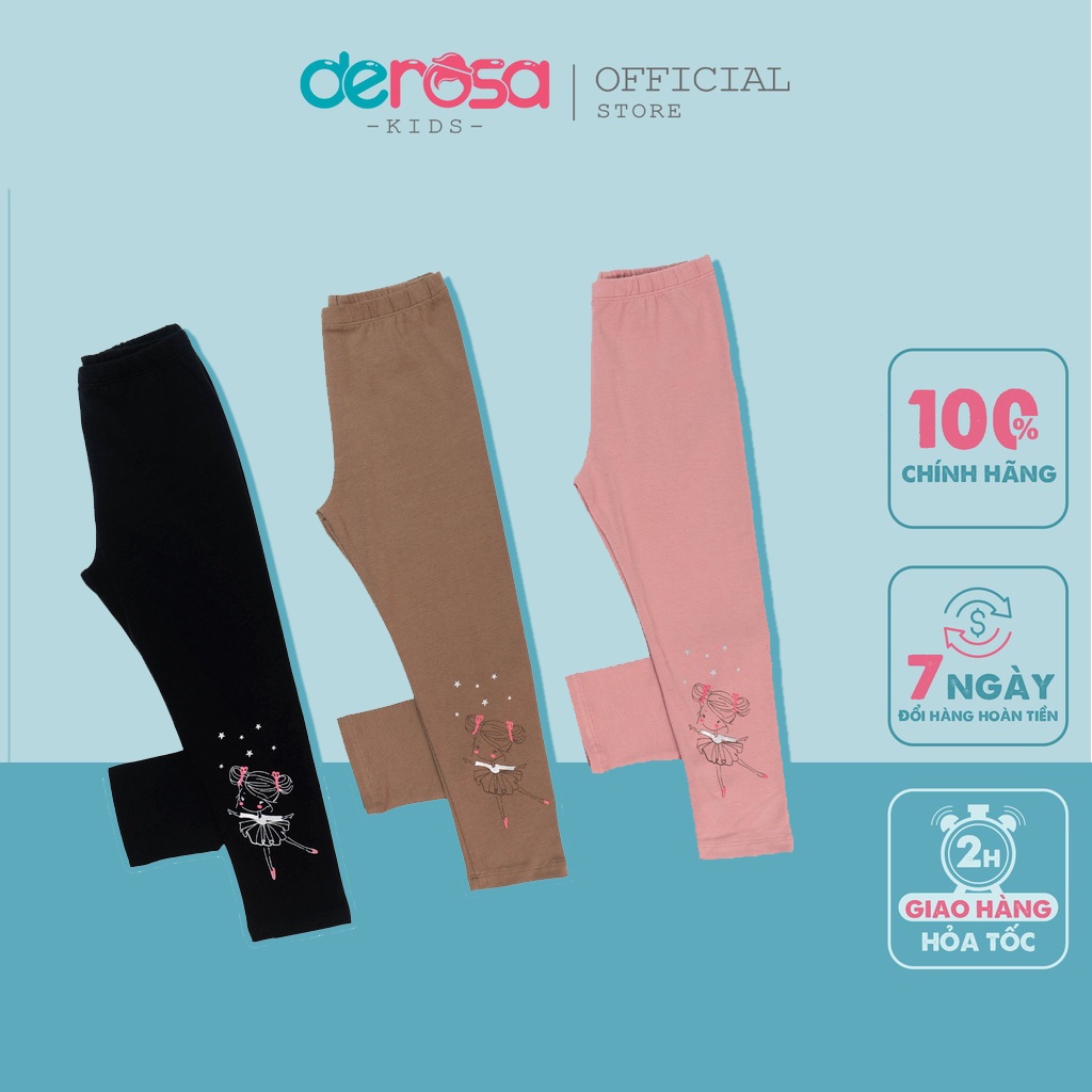 Quần Legging Bé Gái (2 - 6 tuổi) DEROSA KIDS AWKD273Q