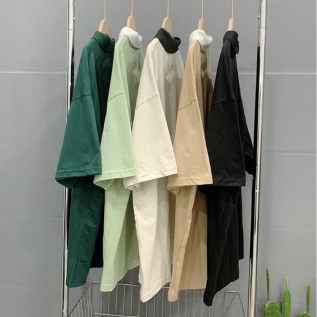 ÁO THUN POLO TRƠN BASIC FORM UNISEX NAM NỮ (kèm ảnh thật)