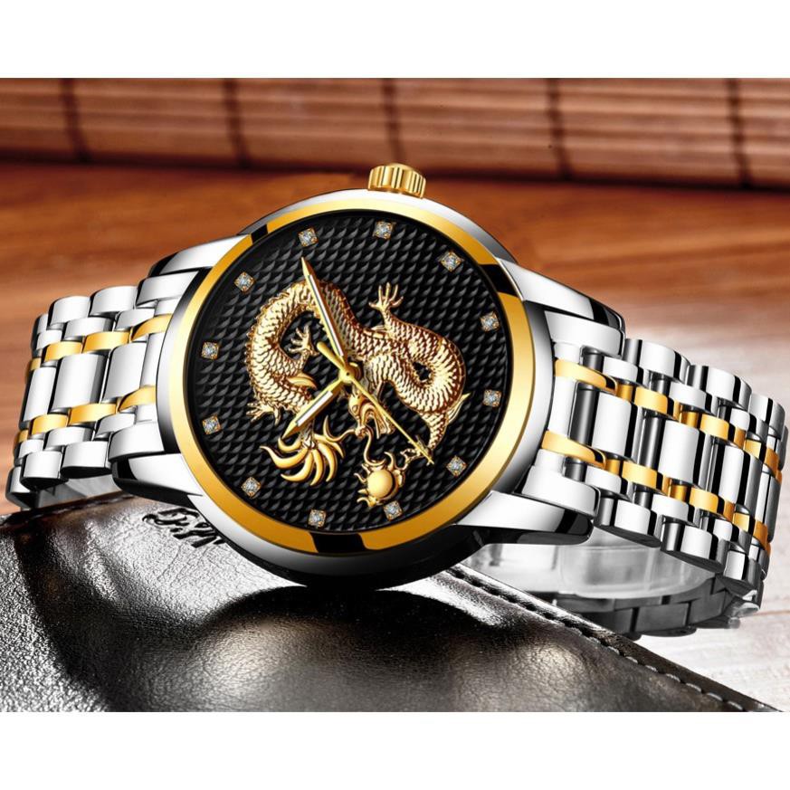 Đồng hồ nam DRAGON kính tráng SAPPHIRE – Dây thép đúc đặt cao cấp [HÀNG XỊN] | BigBuy360 - bigbuy360.vn