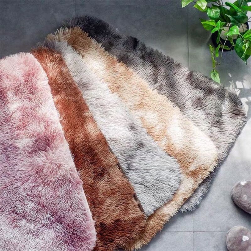 Thảm lông loang lau chân mềm mịn, chống trượt 40x60cm