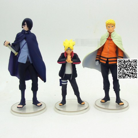 Mô hình bộ 3 BORUTO Sasuke Naruto 1067