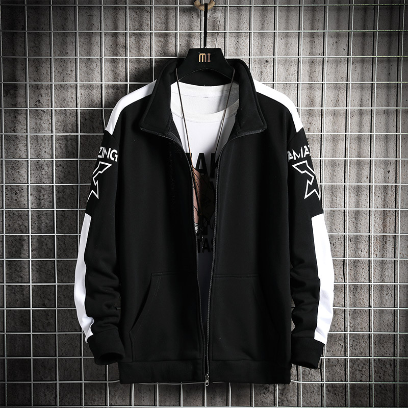 Men's Jacket Fasion Collar Culture Korean Casual Youth Jackets | BigBuy360 - bigbuy360.vn