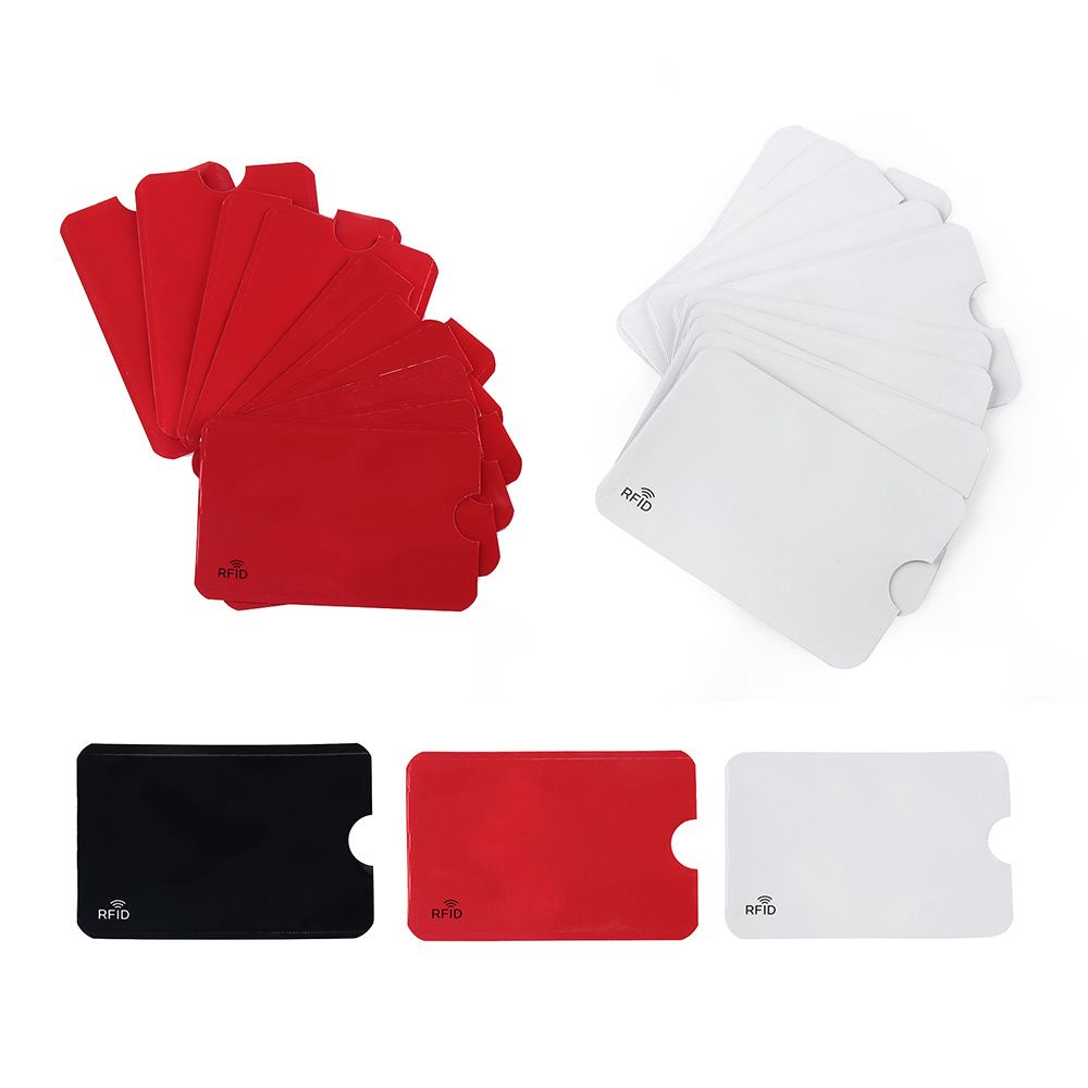 Set 5 Vỏ Nhôm Bọc Thẻ Từ Rfid An Toàn Chống Trộm Nhiều Màu Sắc