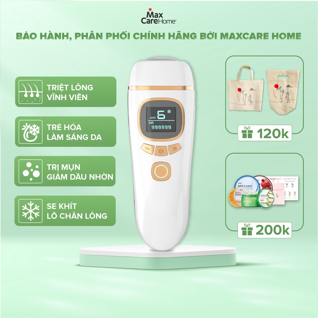 Máy triệt lông & trẻ hóa da cá nhân Maxcare IPL Venus M1 Pro