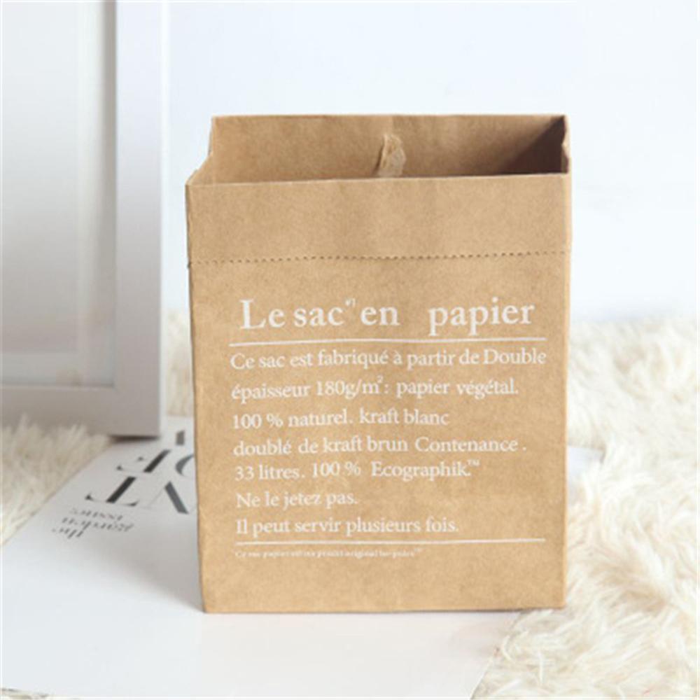 1 Giỏ Hoa Giấy Kraft Trang Trí Tiệc Cưới Phong Cách Bắc Âu