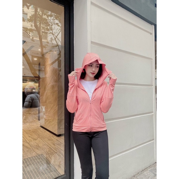 Áo chống nắng GU 2 lớp hàng loại 1, Áo chống nắng nữ dáng ngắn