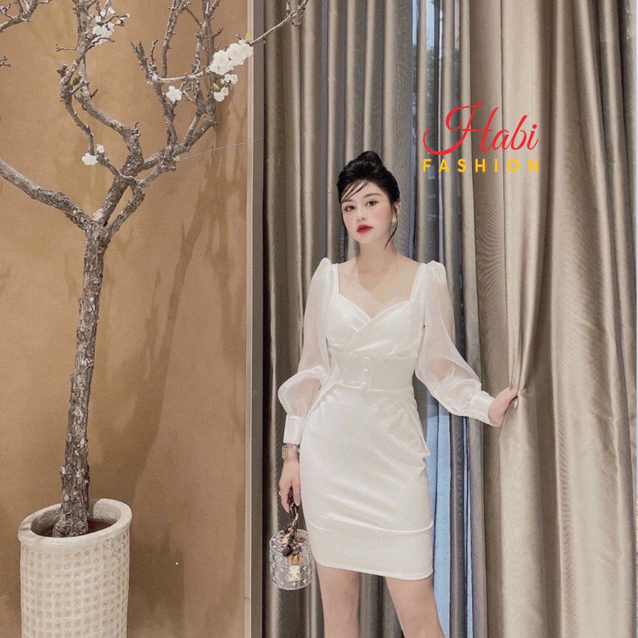 (sale sốc)Đầm body tay dài hàng thiết kế (kèm video của HaBi Shop) | BigBuy360 - bigbuy360.vn