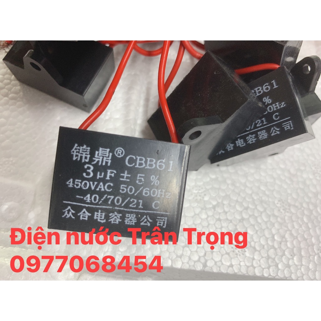 Tụ quạt trần các cỡ