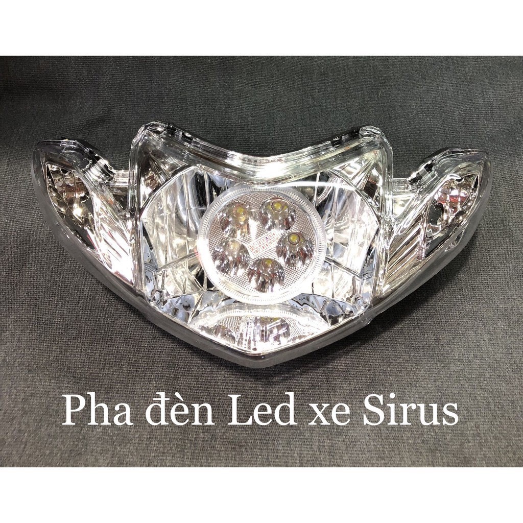 Pha đèn led sirius có sẵn bóng,6 bóng led