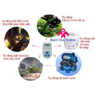 Ổ cắm hẹn giờ bật tắt điện tử AL06