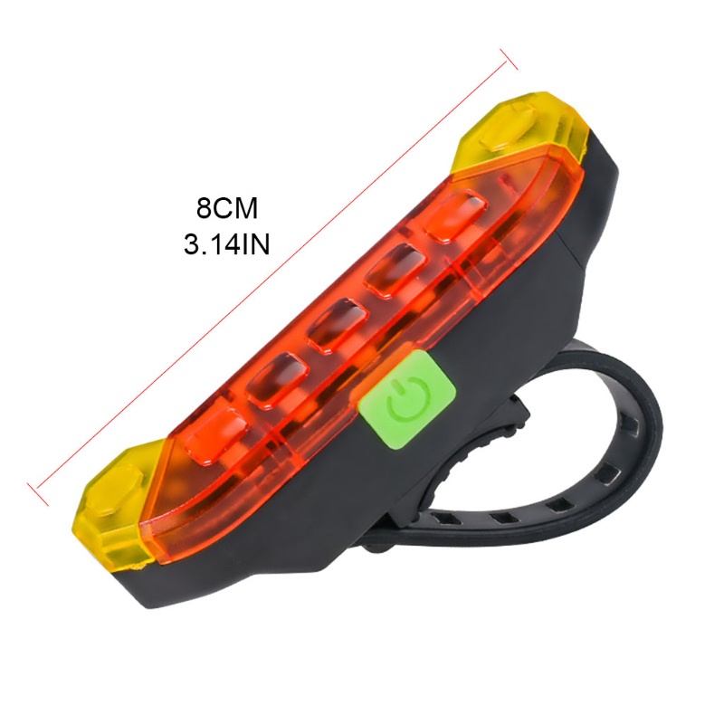 Đèn LED Cảnh Báo Gắn Đuôi Xe Đạp Tháo Lắp Nhanh IPX5