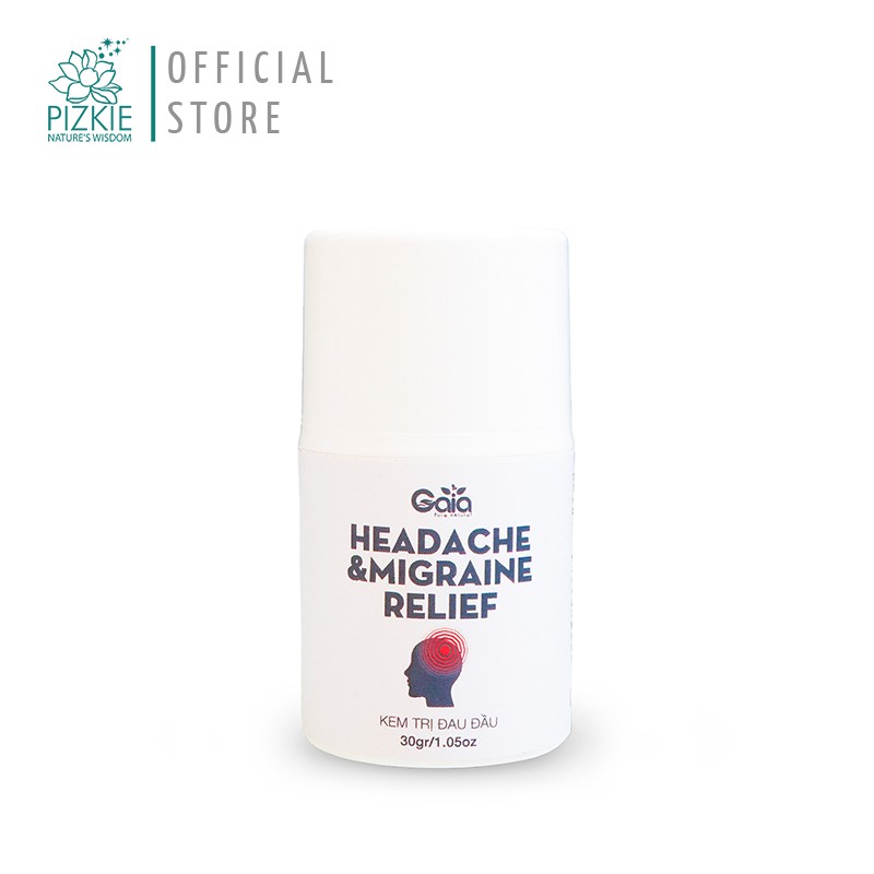 Kem Giảm Đau Đầu Headache &amp; Migraine Relief Pizkie 30gr