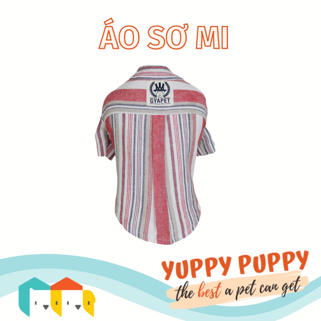 Gyapet Sơ mi kẻ sọc cho chó mèo / Thú cưng