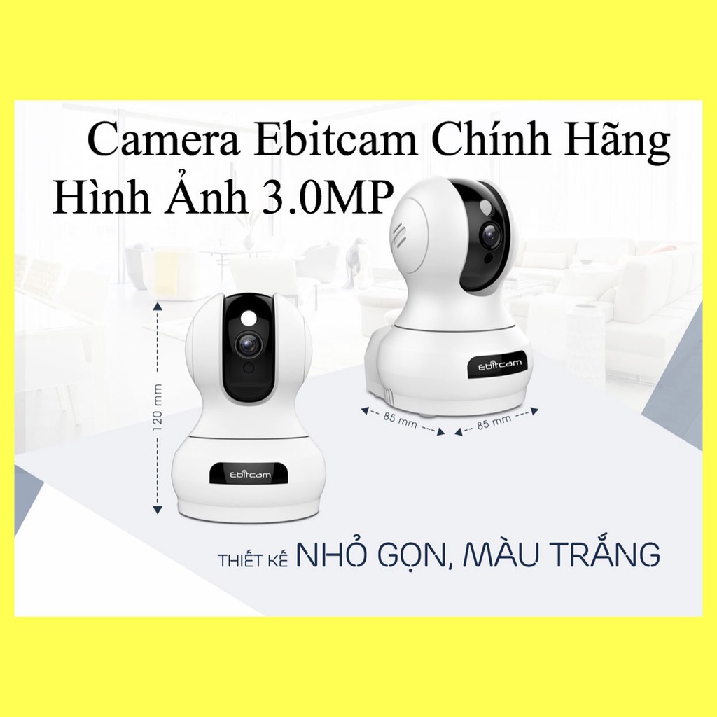 {CHÍNH HÃNG}CAMERA EBITCAM E2 3.0MP TẶNG KÈM THẺ NHỚ 32GB