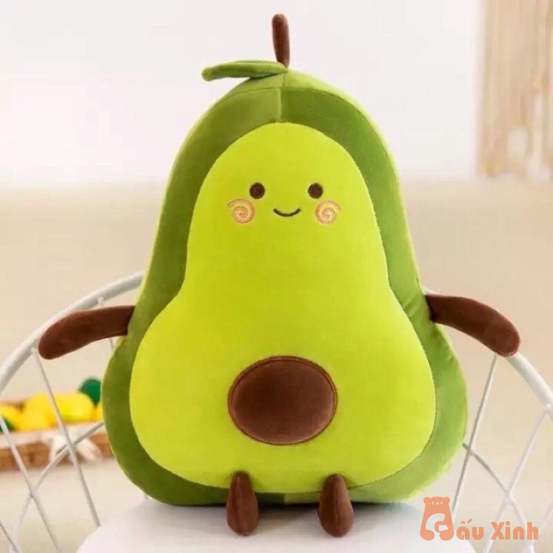 GIFT Gấu bông trái bơ tròn nhỏ cho bé xinh cute Gấu Xinh G12.1