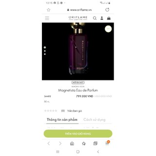 Nước hoa nữ hương thơm quyến rũ,