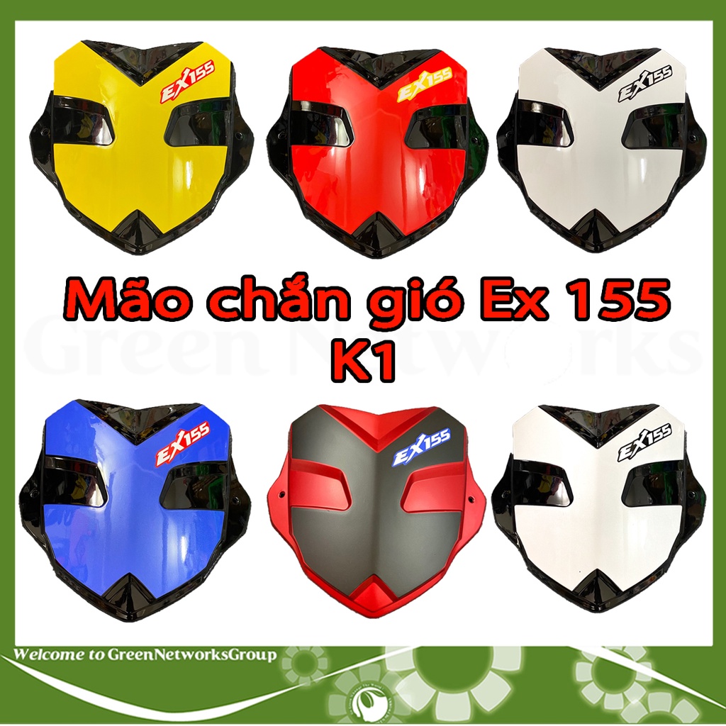 Ốp mão chắn gió xe Exciter 155 Greennetworks