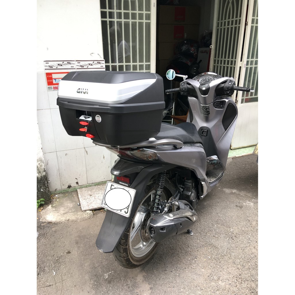 Thùng xe SH mẫu B32N Bold, 32 lit, hàng givi chính hãng, bh 2 năm