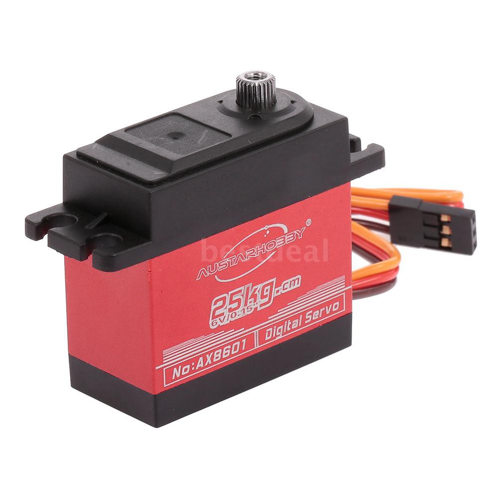 Bộ 2 Động Cơ Servo Austar Ax8601 25kg Chống Nước Cho Xe Điều Khiển Từ Xa Traxxas Hsp