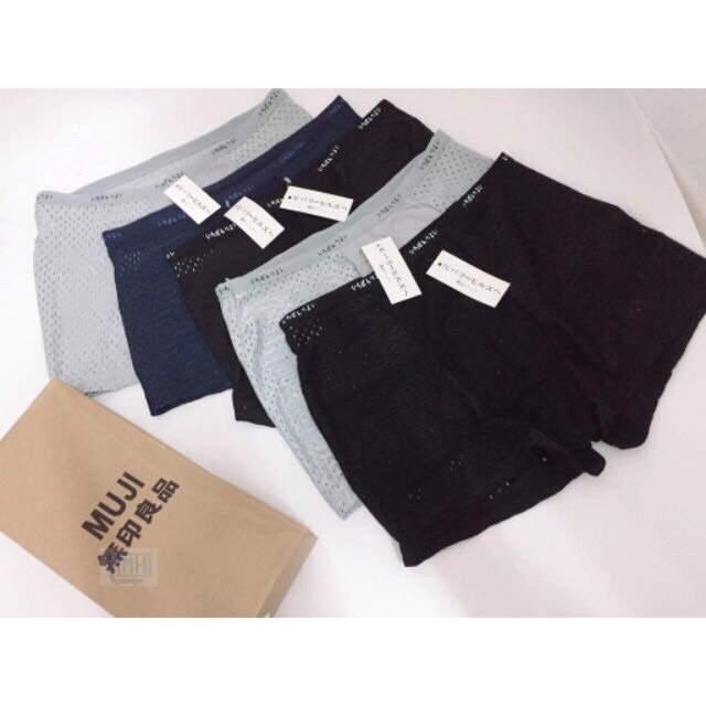 Hộp 5 Quần Sịp Đùi Nam Mujji Thông Hơi