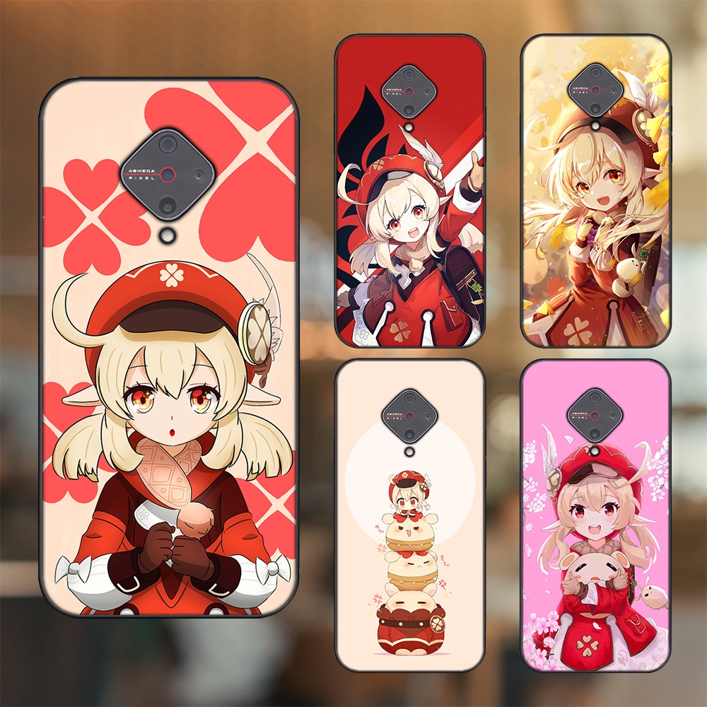 Ốp lưng Vivo S1 Pro viền đen in hình Klee Genshin Impact