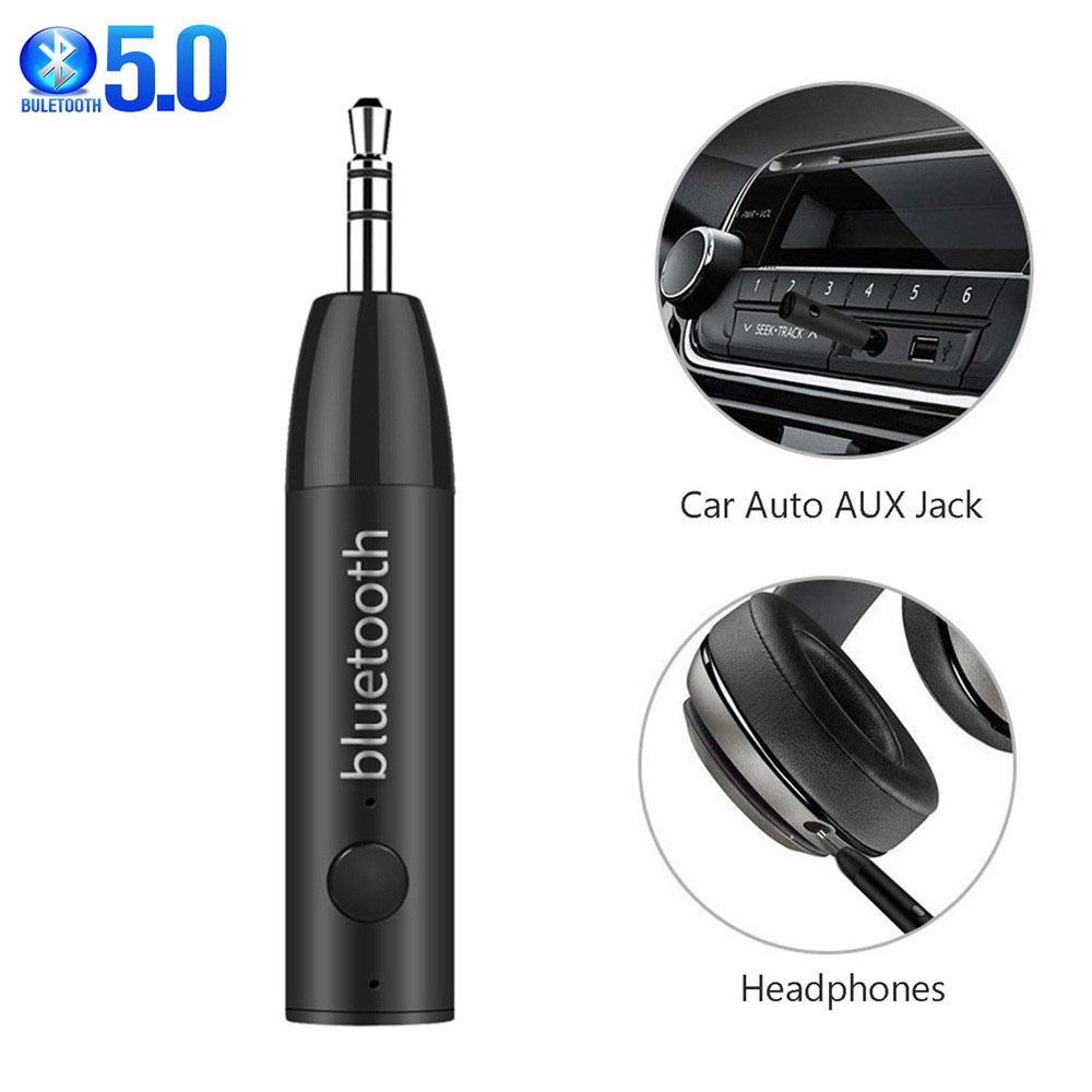 MALCOLM 3.5mm Jack Bluetooth Adapters AUX Audio Adapter Bluetooth Receiver Wireless USB Bluetooth 5.0 For Car Kits Hands-Free Stereo Wireless Receiver/Multicolor
