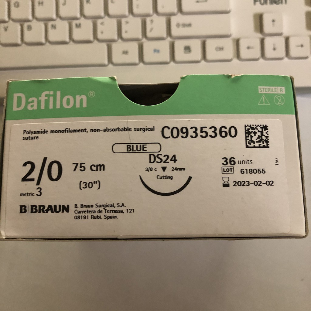 Chỉ phẫu thuật thẩm mỹ Dafilon số 2.0