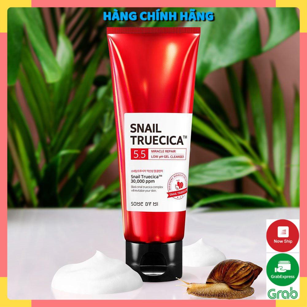 [HÀNG HOT]  [100ML] Sữa Rửa Mặt Ốc Sên Snail Truecica Some By Mi
