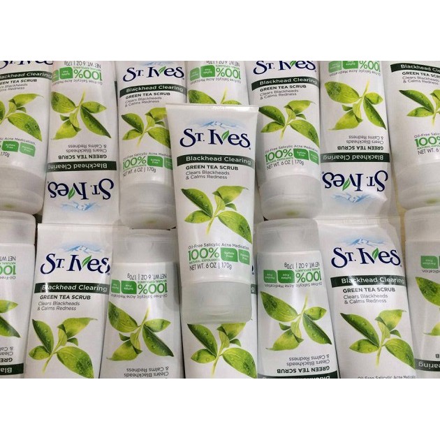 Sữa rửa mặt Sạch Mụn Đầu Đen ST.IVES Trà Xanh 170g - bao bì mới | BigBuy360 - bigbuy360.vn