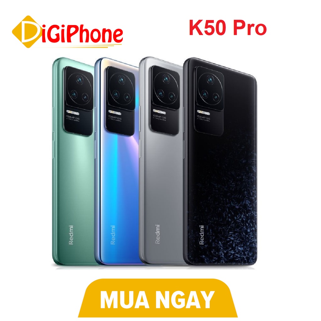 Điện Thoại Xiaomi Redmi K50 Pro 5G Ram 8G/128G Dimensity 9000 sạc nhanh 120W - Hàng Nhập Khẩu