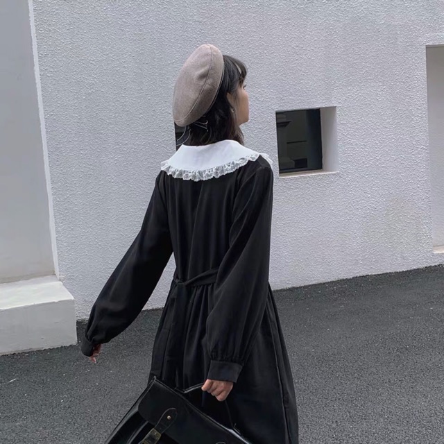 Váy lolita ullzang cổ lệch  Sale gấp