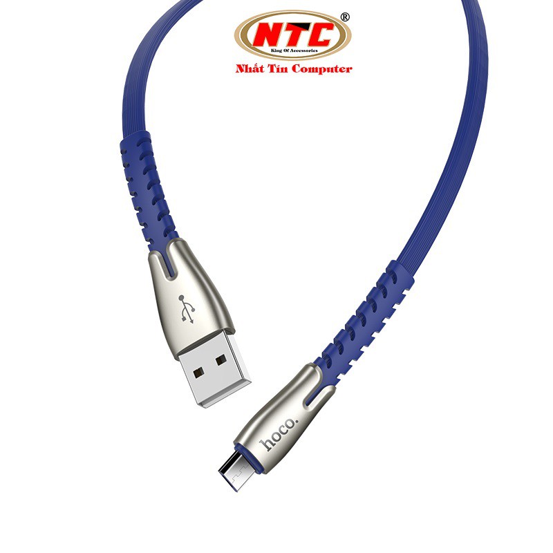 Cáp sạc nhanh và truyền dữ liệu Hoco U58 Core cổng microUSB hỗ trợ QC3.0, max 2.4A, dài 1.2M
