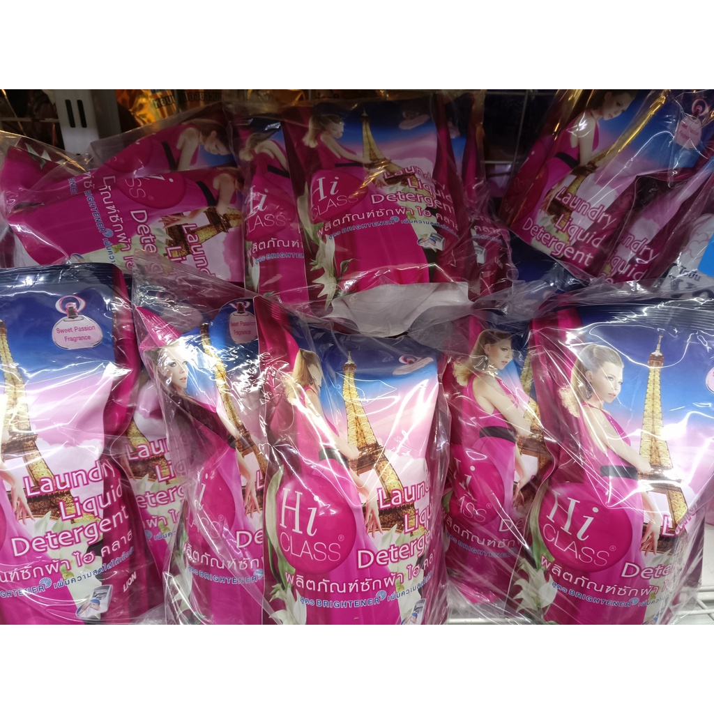 Nước giặt Hiclass túi 500ml, hàng chuẩn thái lan, an toàn cho da