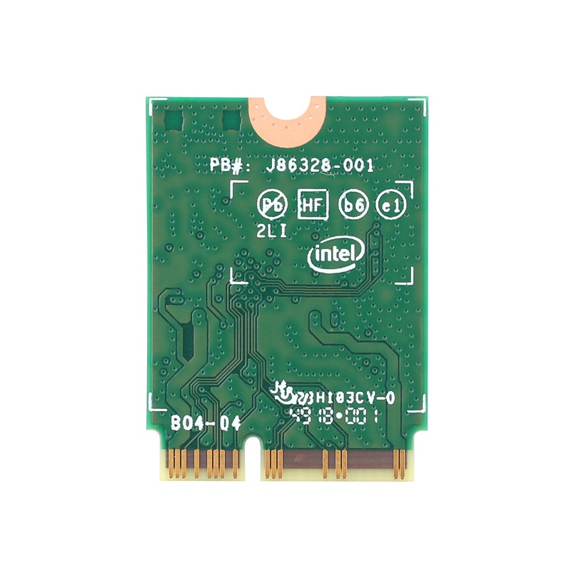 Thẻ Wifi băng tần kép 2400Mbps 6 cho Intel AX201 Bluetooth 5.0 NGFF Key E CNVio 2 AX201NGW 2.4Ghz/5Ghz 8.11ac | BigBuy360 - bigbuy360.vn