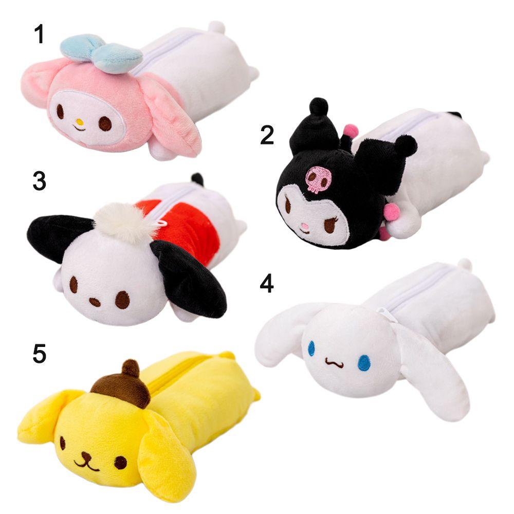 LANSEL Túi Đựng Bút Hình Thú Nhồi Bông Dễ Thương Sức Chứa Lớn