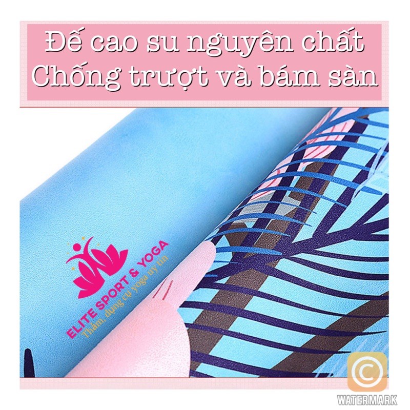 Thảm yoga du lịch cao cấp Elite Sport tặng kèm túi đựng