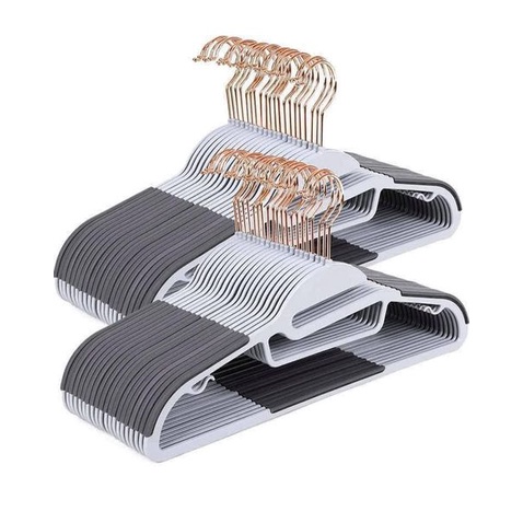 Set mắc treo quần áo Songmics 50 chiếc treo tối đa 5kg [hàng Đức]