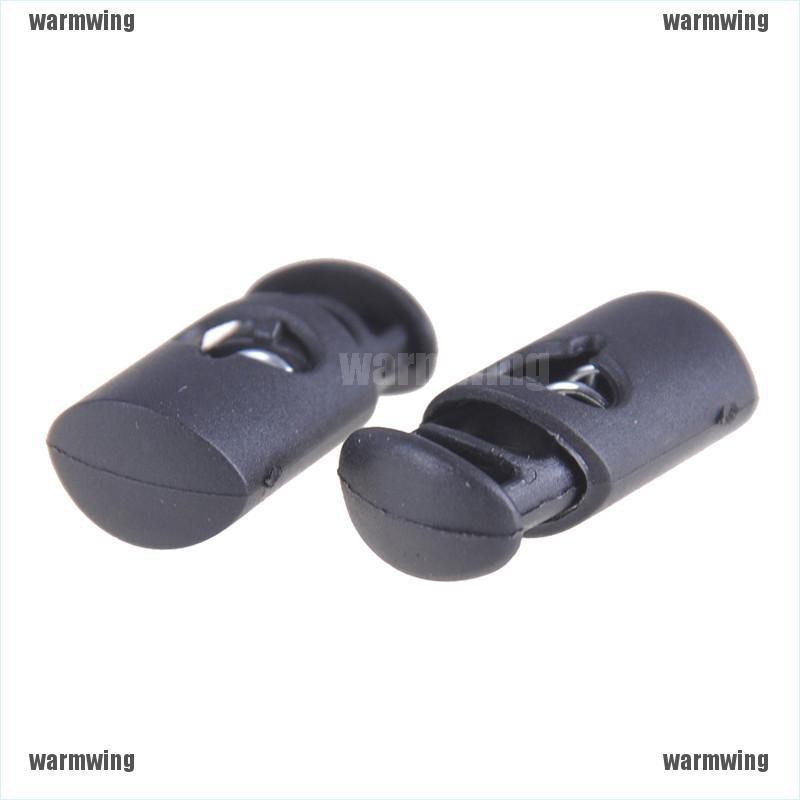Set 10 Móc Lò Xo Bằng Nhựa Màu Đen Chuyên Dụng Cho Dây Cáp