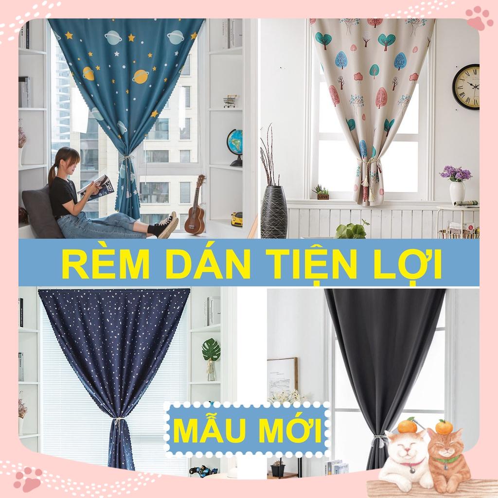 Rèm cửa dán keo ❤️Freeship❤️ không cần thanh treo (nhiều mẫu và size) Mina_shop